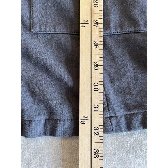 Prana Jacket Women’s L Large Rowen Gray Button Up‎ Cotton Lightweight Longline - Picture 6 of 8